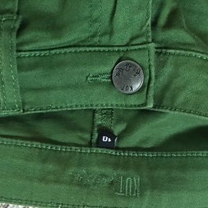 Green cargo type pants